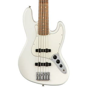 Fender Player 5-String Jazz Bass Electric Guitar, Pau Ferro, Polar White, FENDER, BASS GUITAR, fender-bass-guitar-f03-014-9953-515, ZOSO MUSIC SDN BHD