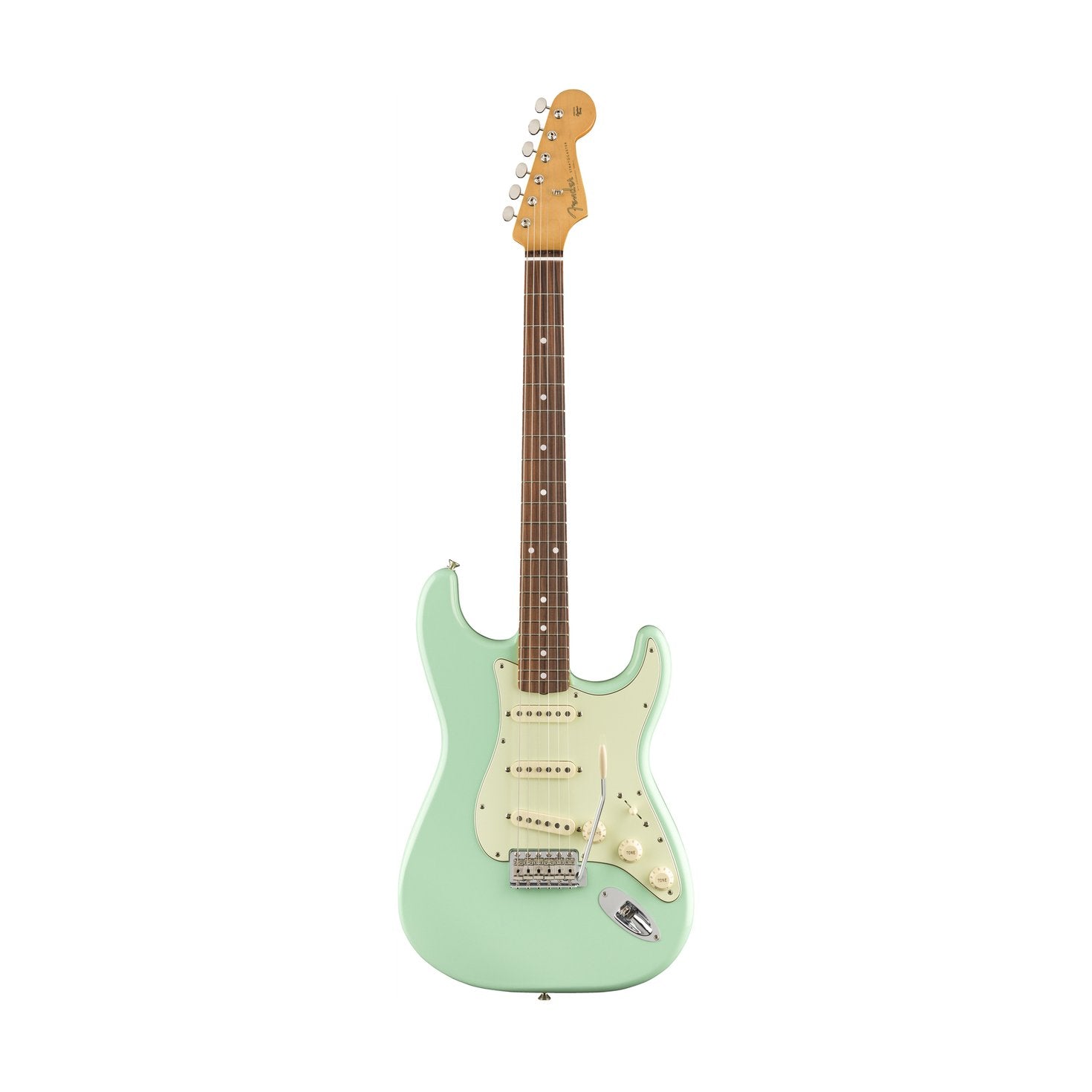 Fender Vintera 60s Stratocaster Electric Guitar, Pau Ferro FB, Surf Green, FENDER, ELECTRIC GUITAR, fender-eletric-guitar-f03-014-9983-357, ZOSO MUSIC SDN BHD