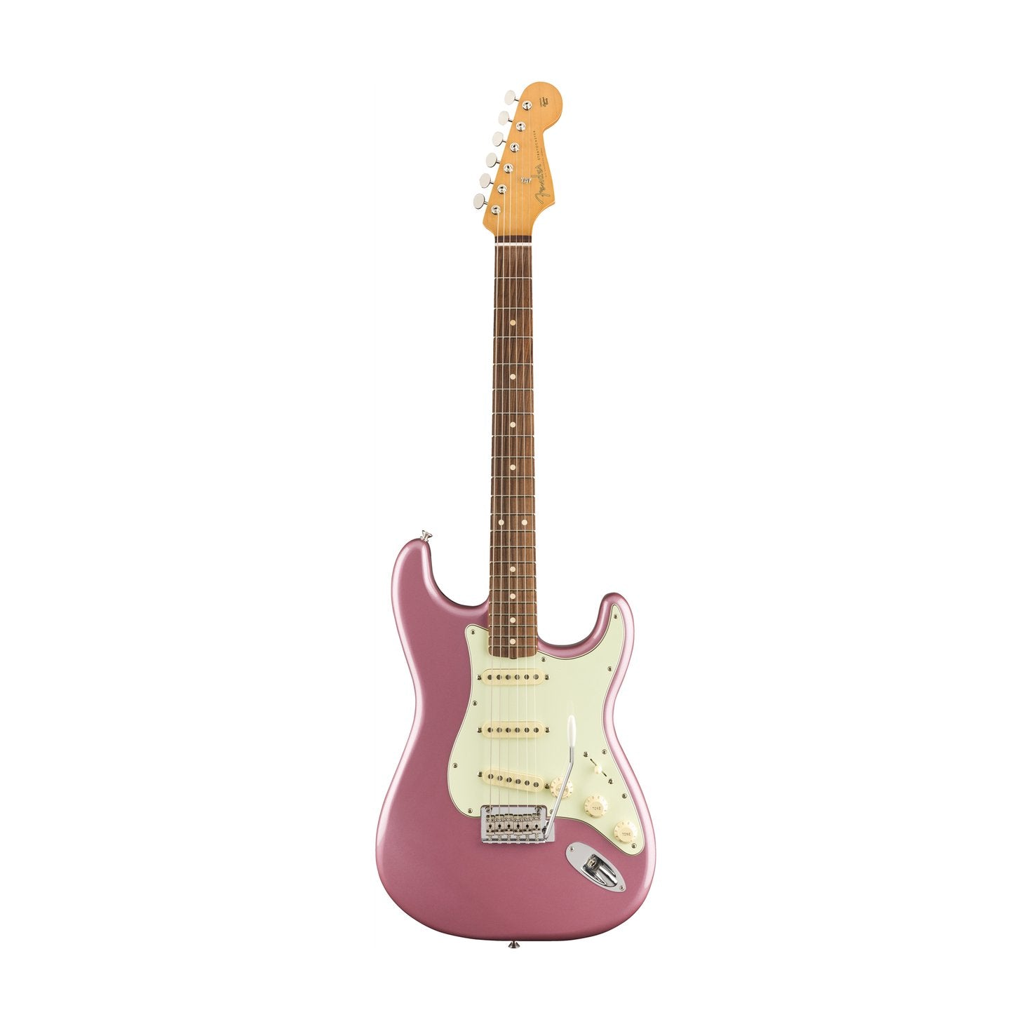 Fender Vintera 60s Stratocaster Modified Electric Guitar, Pau Ferro FB, Burgundy Mist Metallic, FENDER, ELECTRIC GUITAR, fender-eletric-guitar-f03-014-9993-366, ZOSO MUSIC SDN BHD