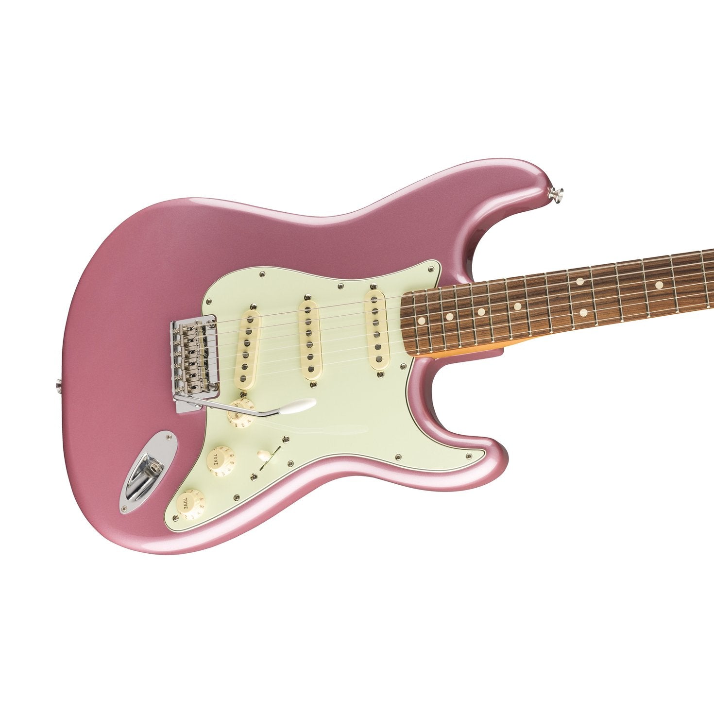Fender Vintera 60s Stratocaster Modified Electric Guitar, Pau Ferro FB, Burgundy Mist Metallic, FENDER, ELECTRIC GUITAR, fender-eletric-guitar-f03-014-9993-366, ZOSO MUSIC SDN BHD
