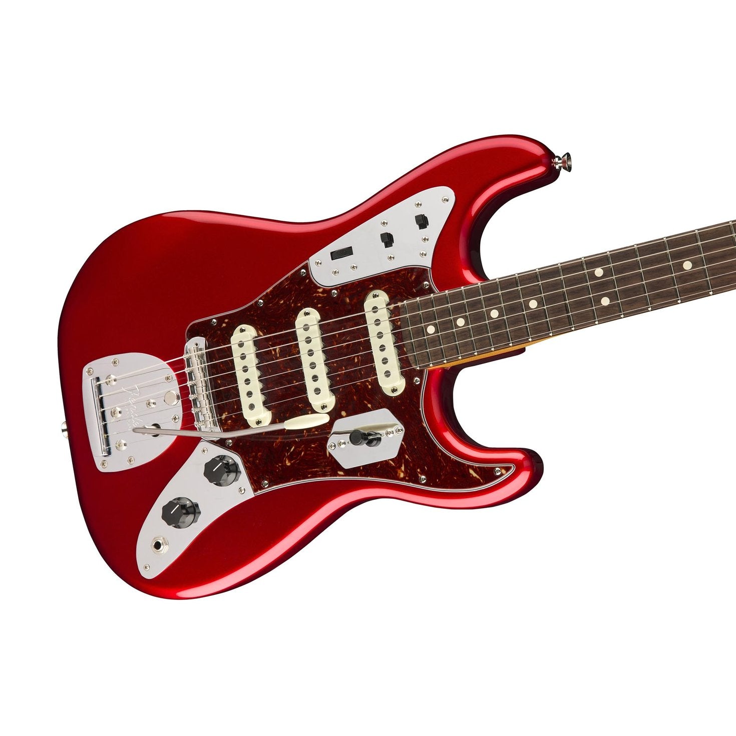 Fender Ltd Ed Parallel Universe Jaguar Stratocaster Electric Guitar, Rosewood Fb, Candy Apple Red, FENDER, ELECTRIC GUITAR, fender-electric-guitar-f03-017-6070-709, ZOSO MUSIC SDN BHD