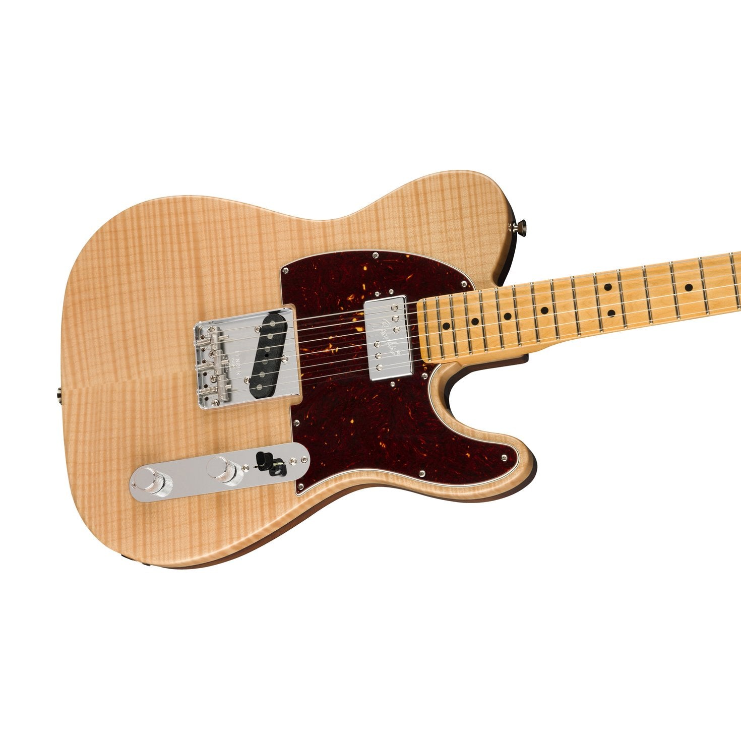 Fender Ltd Ed Rarities Flame Maple Top Chambered Telecaster Telecaster Electric Guitar, Natural, FENDER, ELECTRIC GUITAR, fender-electric-guitar-f03-017-6505-821, ZOSO MUSIC SDN BHD