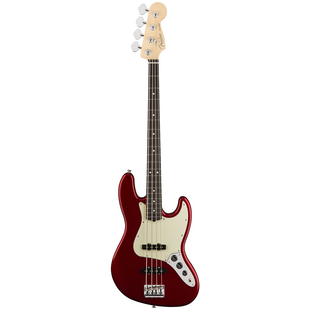 Fender American Professional Jazz Bass Guitar, Rosewood FB, Candy Apple Red, FENDER, BASS GUITAR, fender-bass-guitar-f03-019-3900-709, ZOSO MUSIC SDN BHD