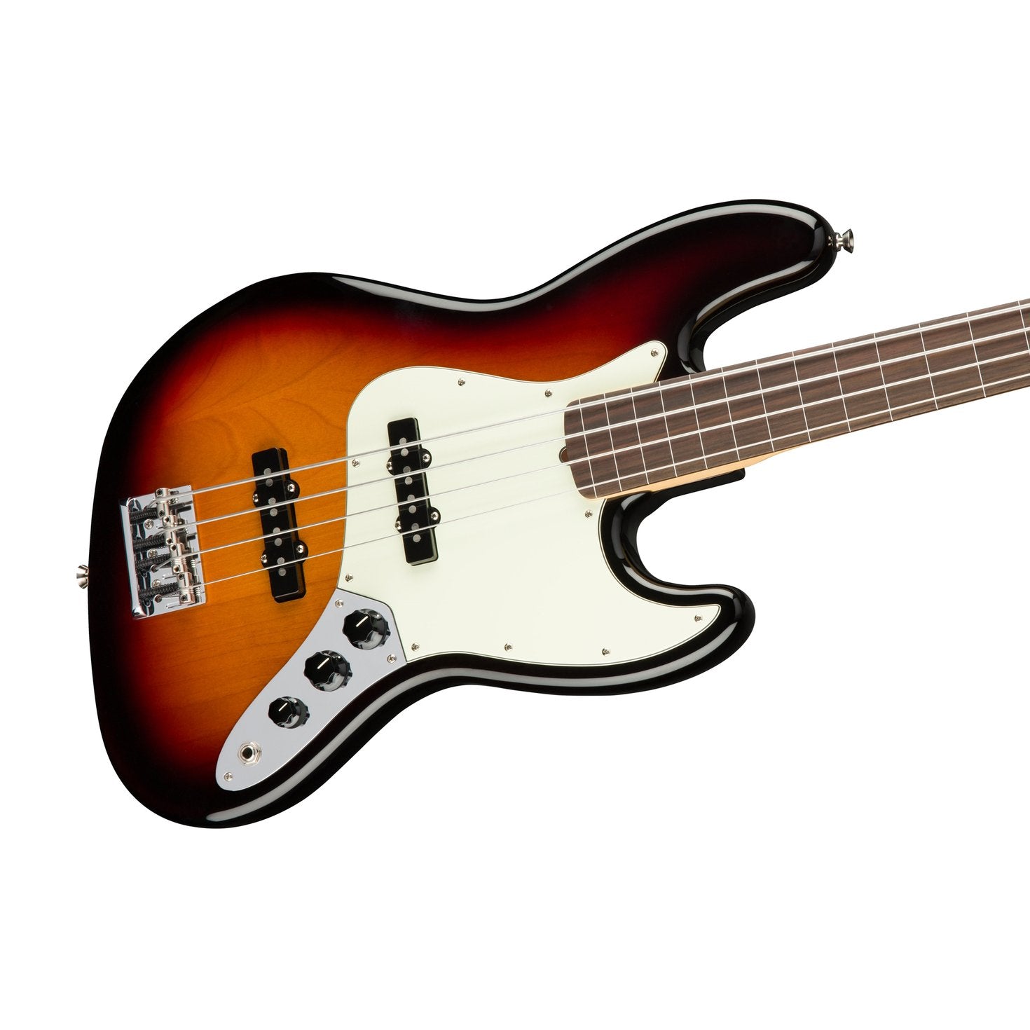 Fender American Professional Fretless Jazz Bass Guitar, Rosewood FB, 3-Tone Sunburst, FENDER, BASS GUITAR, fender-bass-guitar-f03-019-4100-700, ZOSO MUSIC SDN BHD