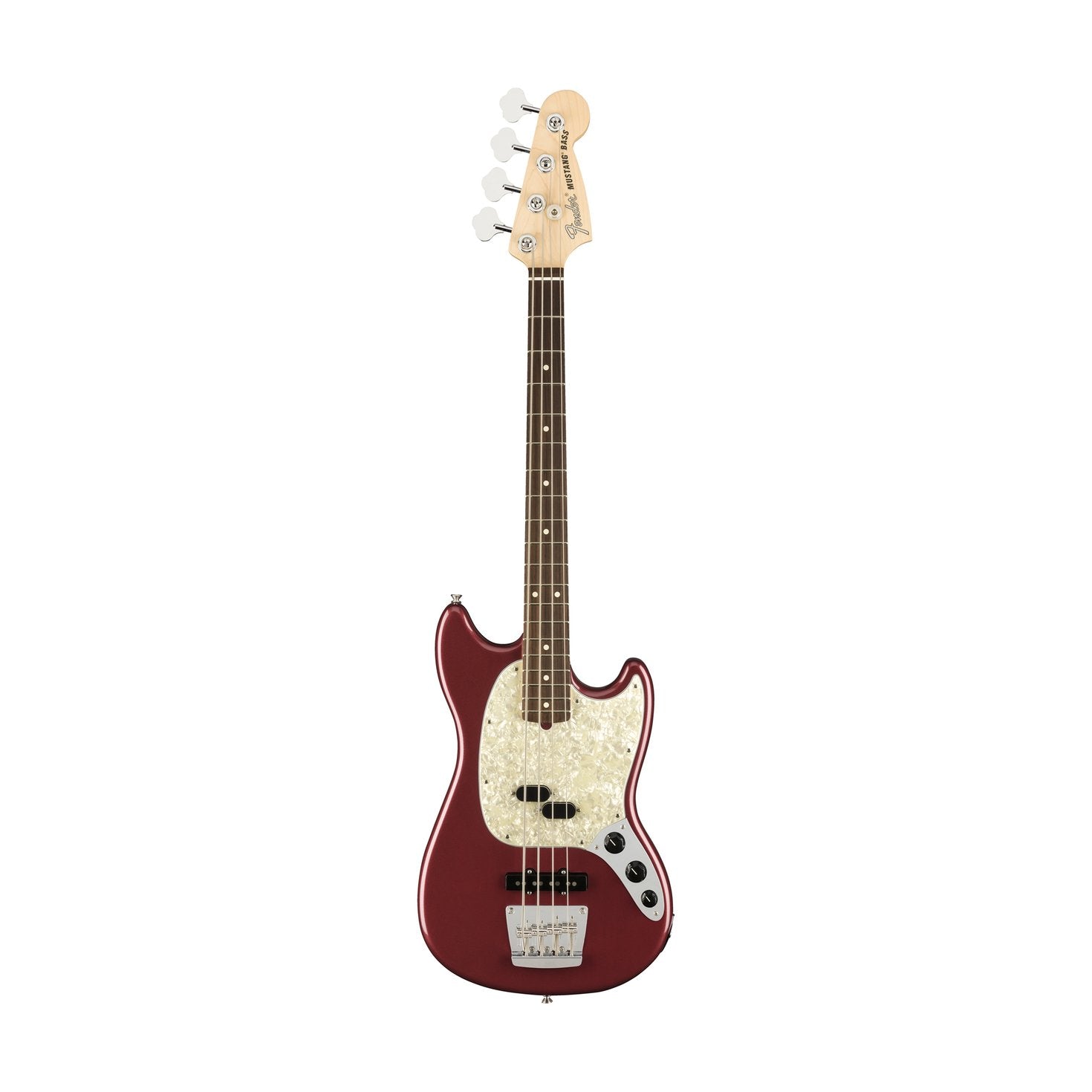 Fender American Performer Mustang Bass Guitar, Rosewood FB, Aubergine, FENDER, BASS GUITAR, fender-bass-guitar-f03-019-8620-345, ZOSO MUSIC SDN BHD