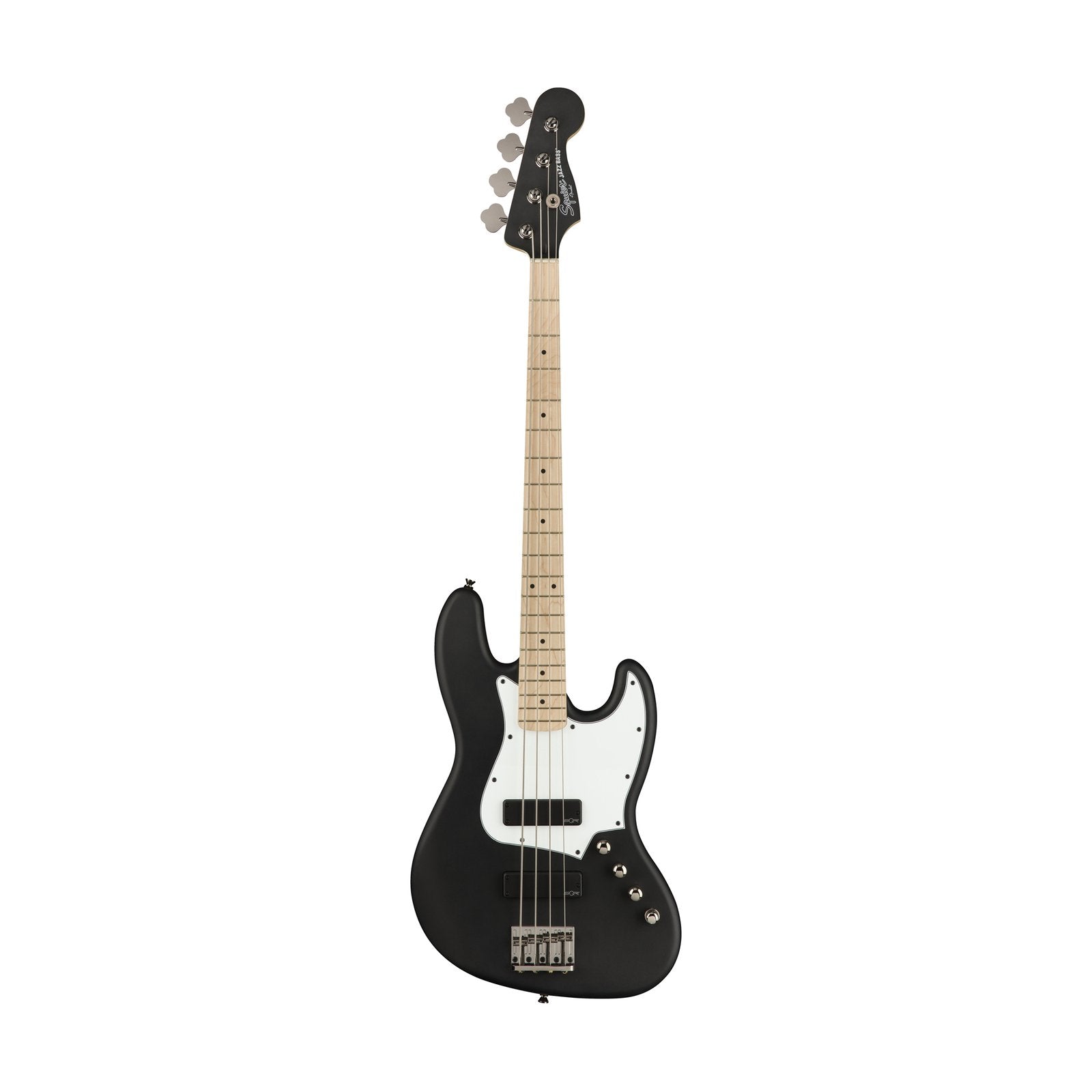Squier Contemporary Active Jazz Bass HH Guitar, Maple FB, Flat Black, SQUIER BY FENDER, BASS GUITAR, squier-by-fender-bass-guitar-037-0450-510, ZOSO MUSIC SDN BHD