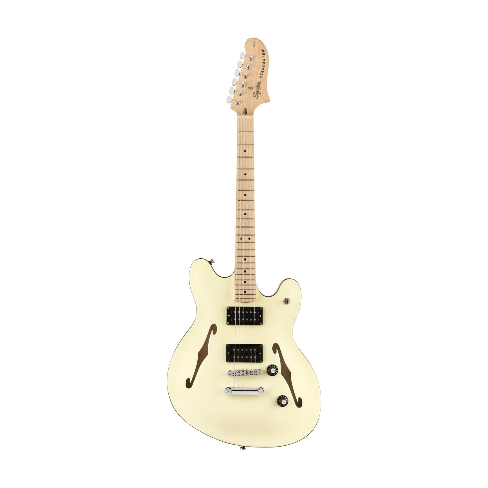 Squier Affinity Series Starcaster Electric Guitar, Maple FB, Olympic White, SQUIER BY FENDER, ELECTRIC GUITAR, squier-by-fender-electric-guitar-037-0590-505, ZOSO MUSIC SDN BHD