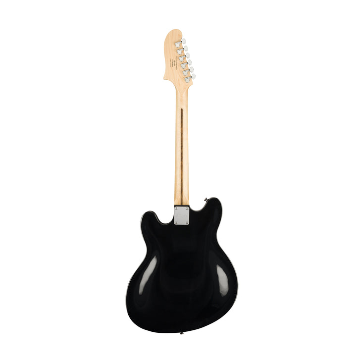 Squier Affinity Series Starcaster Electric Guitar, Maple FB, Black