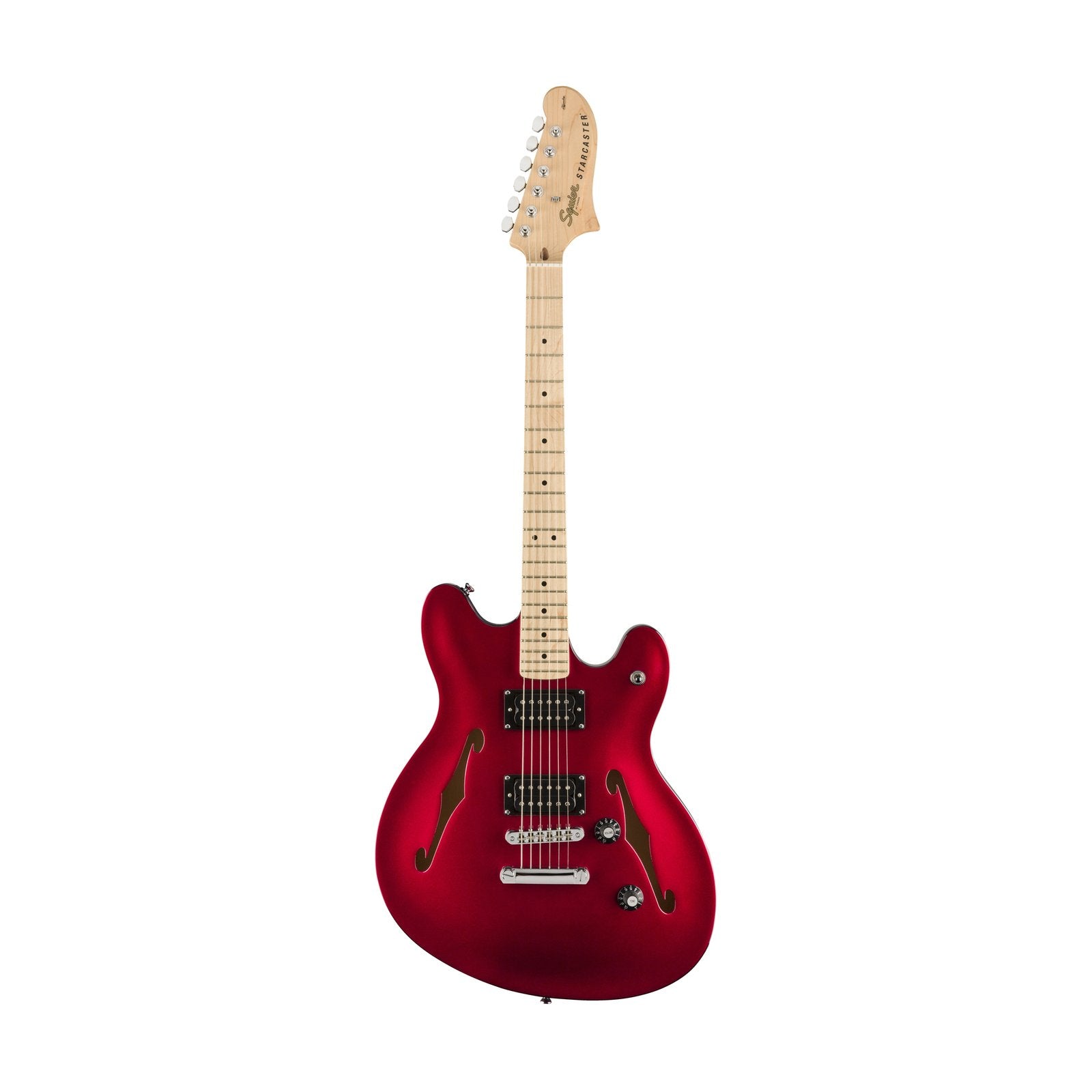 Squier Affinity Series Starcaster Electric Guitar, Maple FB, Candy Apple Red, SQUIER BY FENDER, ELECTRIC GUITAR, squier-by-fender-electric-guitar-037-0590-509, ZOSO MUSIC SDN BHD