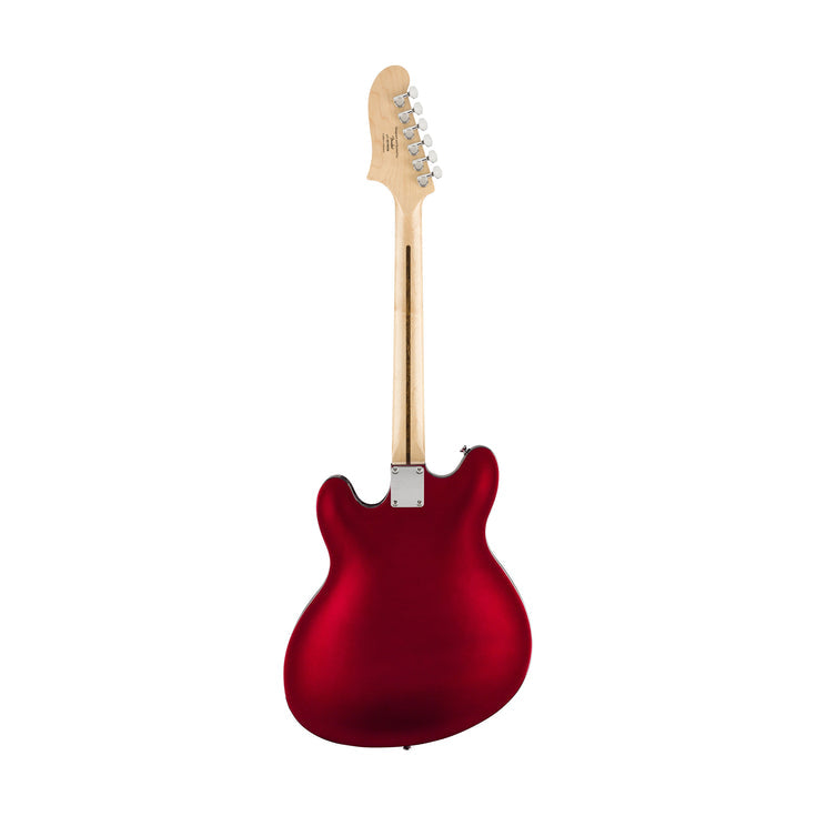 Squier Affinity Series Starcaster Electric Guitar, Maple FB, Candy Apple Red