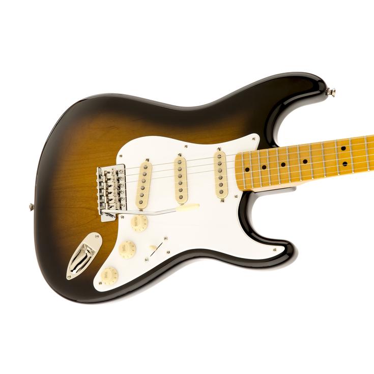 SQUIER CLASSIC VIBE 50S STRATOCASTER ELECTRIC GUITAR WITH MAPLE FINGERBOARD, 2-TONE SUNBURST, SQUIER BY FENDER, ELECTRIC GUITAR, squier-electric-guitar-f03-037-4005-500, ZOSO MUSIC SDN BHD