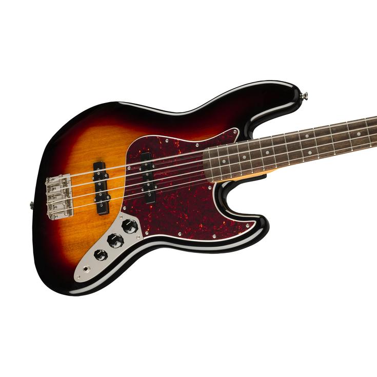 SQUIER CLASSIC VIBE 60S JAZZ BASS GUITAR, LAUREL FINGERBOARD, 3-TONE SUNBURST, SQUIER BY FENDER, ELECTRIC GUITAR, squier-electric-guitar-fen-f03-037-4530-500, ZOSO MUSIC SDN BHD
