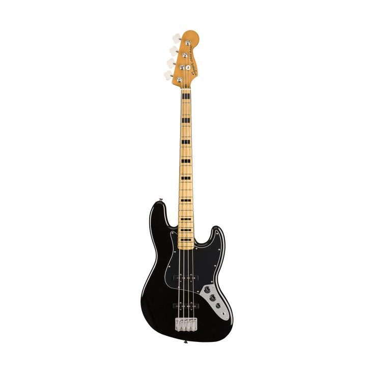 Squier Classic Vibe 70s Jazz Bass Guitar, Maple Fb, Black |  SQUIER BY FENDER |  BASS GUITAR |  Zoso Music