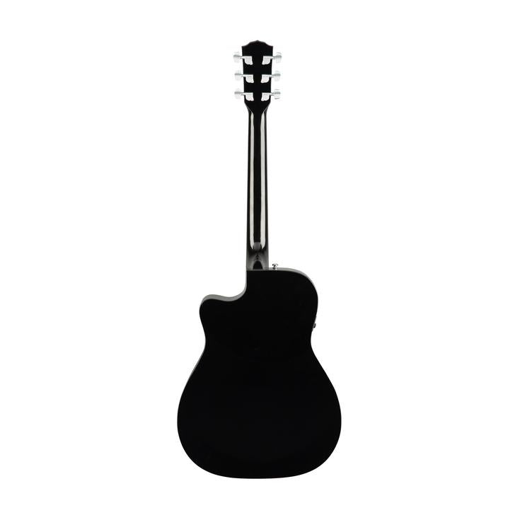 Fender CC-60SCE Concert Acoustic Guitar, Walnut FB, Black, FENDER, ACOUSTIC GUITAR, fender-acoustic-guitar-f03-097-0153-006, ZOSO MUSIC SDN BHD