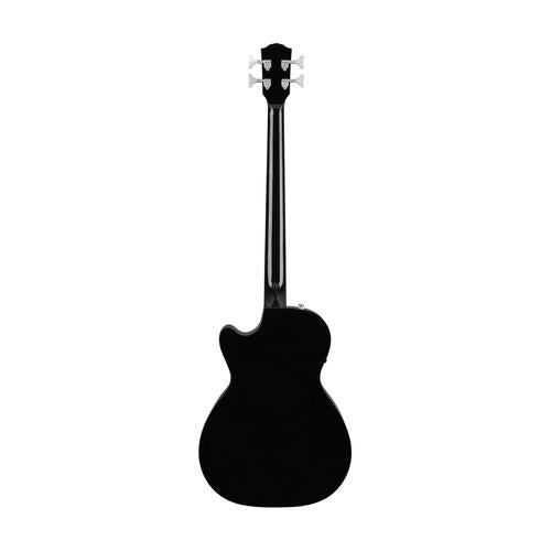 Fender CB-60SCE Acoustic Bass Guitar w/Cutaway & Electronics, Laurel FB, Black, FENDER, ACOUSTIC GUITAR, fender-acoustic-guitar-f03-097-0183-006, ZOSO MUSIC SDN BHD