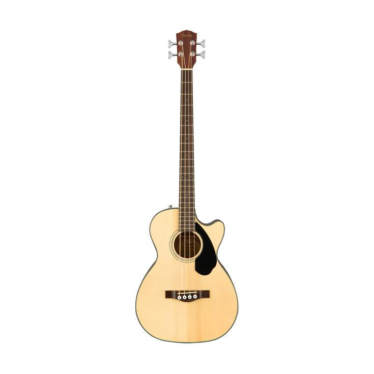 Fender CB-60SCE Acoustic Bass Guitar w/Cutaway & Electronics, Laurel FB, Natural, FENDER, ACOUSTIC GUITAR, fender-acoustic-guitar-f03-097-0183-021, ZOSO MUSIC SDN BHD