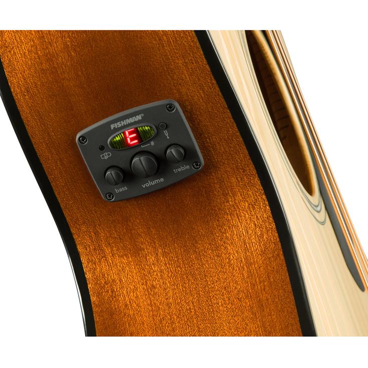 Fender CB-60SCE Acoustic Bass Guitar w/Cutaway & Electronics, Laurel FB, Natural, FENDER, ACOUSTIC GUITAR, fender-acoustic-guitar-f03-097-0183-021, ZOSO MUSIC SDN BHD