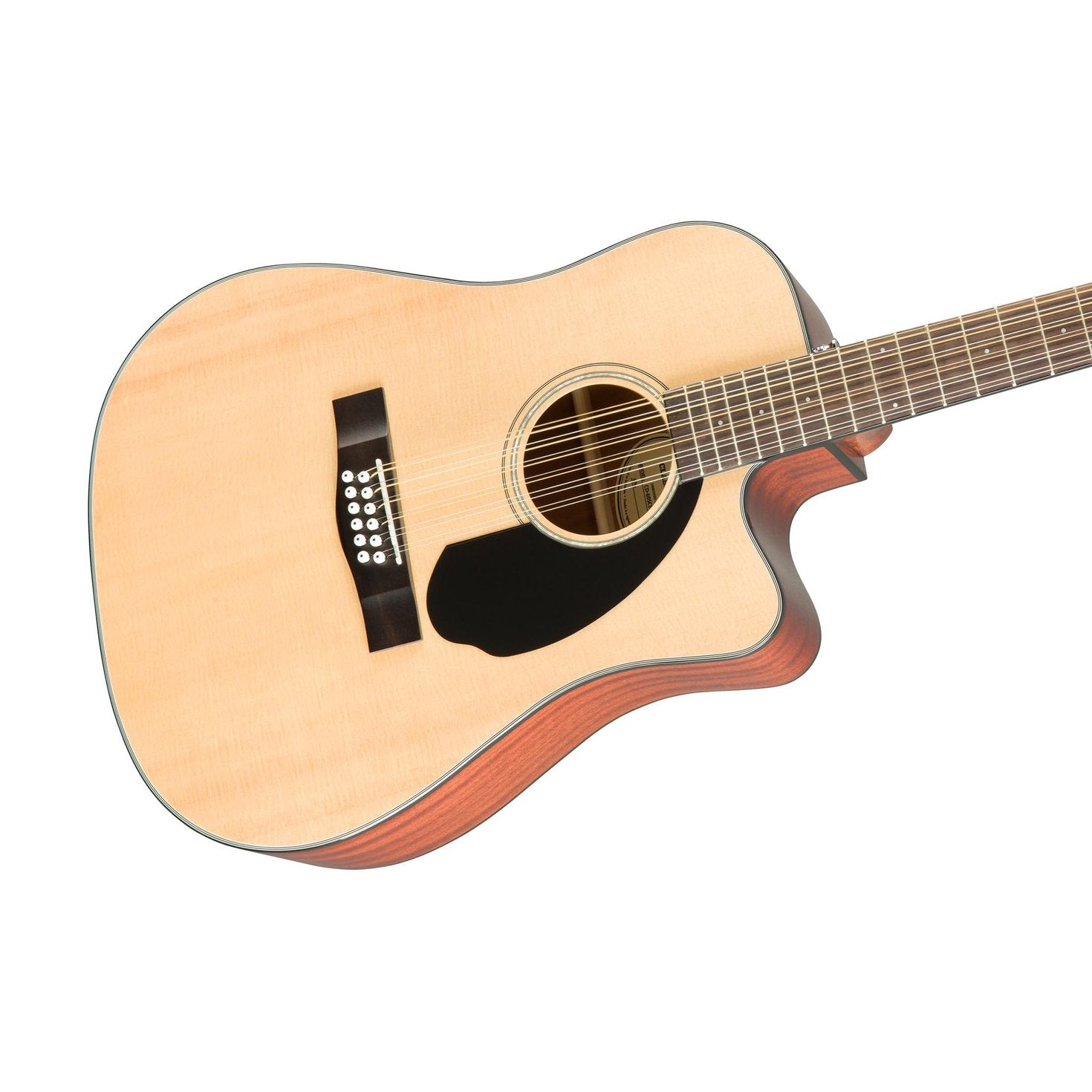 Fender CD-60SCE Dreadnought 12-string Acoustic Guitar, Walnut FB, Natural, FENDER, ACOUSTIC GUITAR, fender-acoustic-guitar-f03-097-0193-021, ZOSO MUSIC SDN BHD