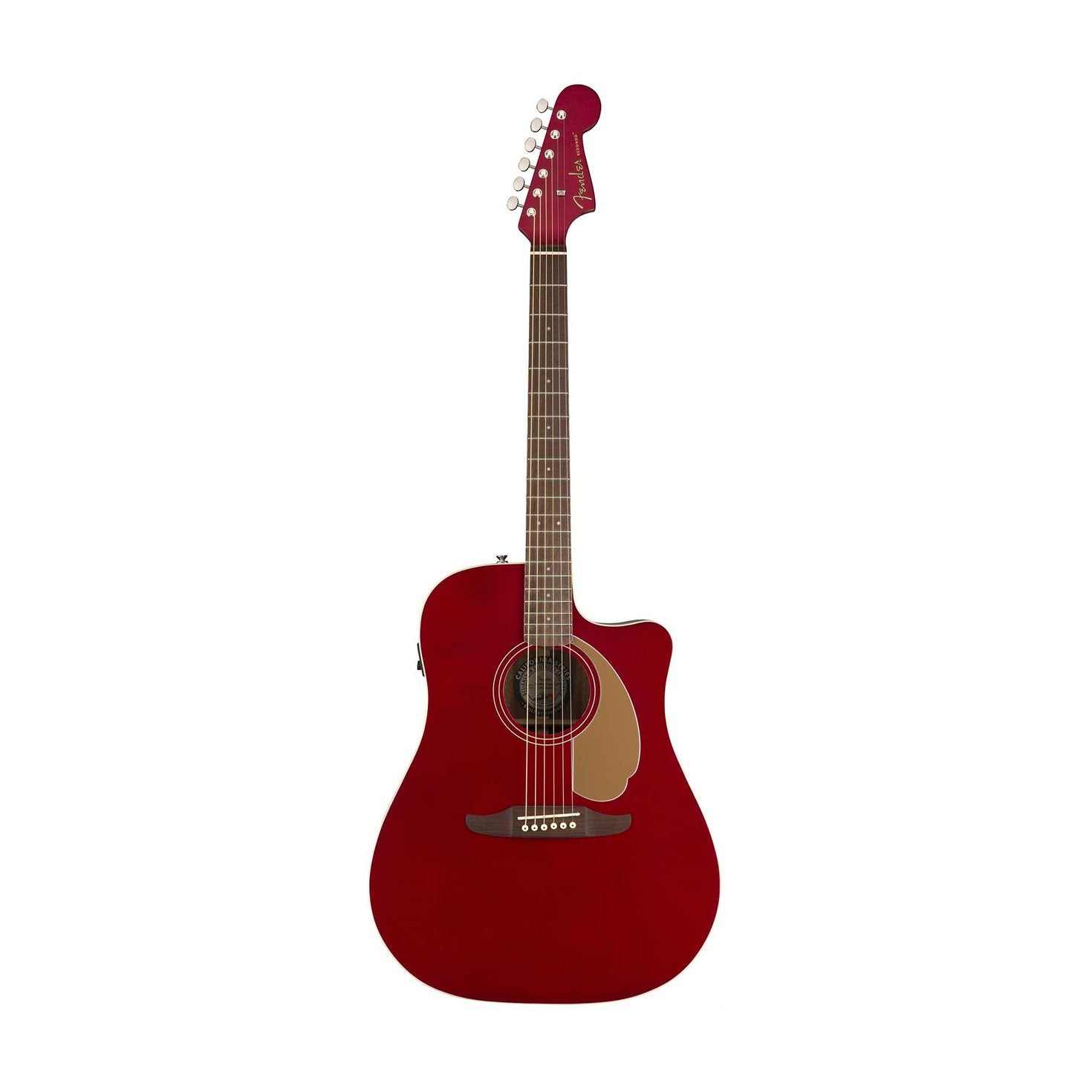 Fender Redondo Player Slope-Shouldered Acoustic Guitar, Candy Apple Red, FENDER, ACOUSTIC GUITAR, fender-acoustic-guitar-f03-097-0713-509, ZOSO MUSIC SDN BHD