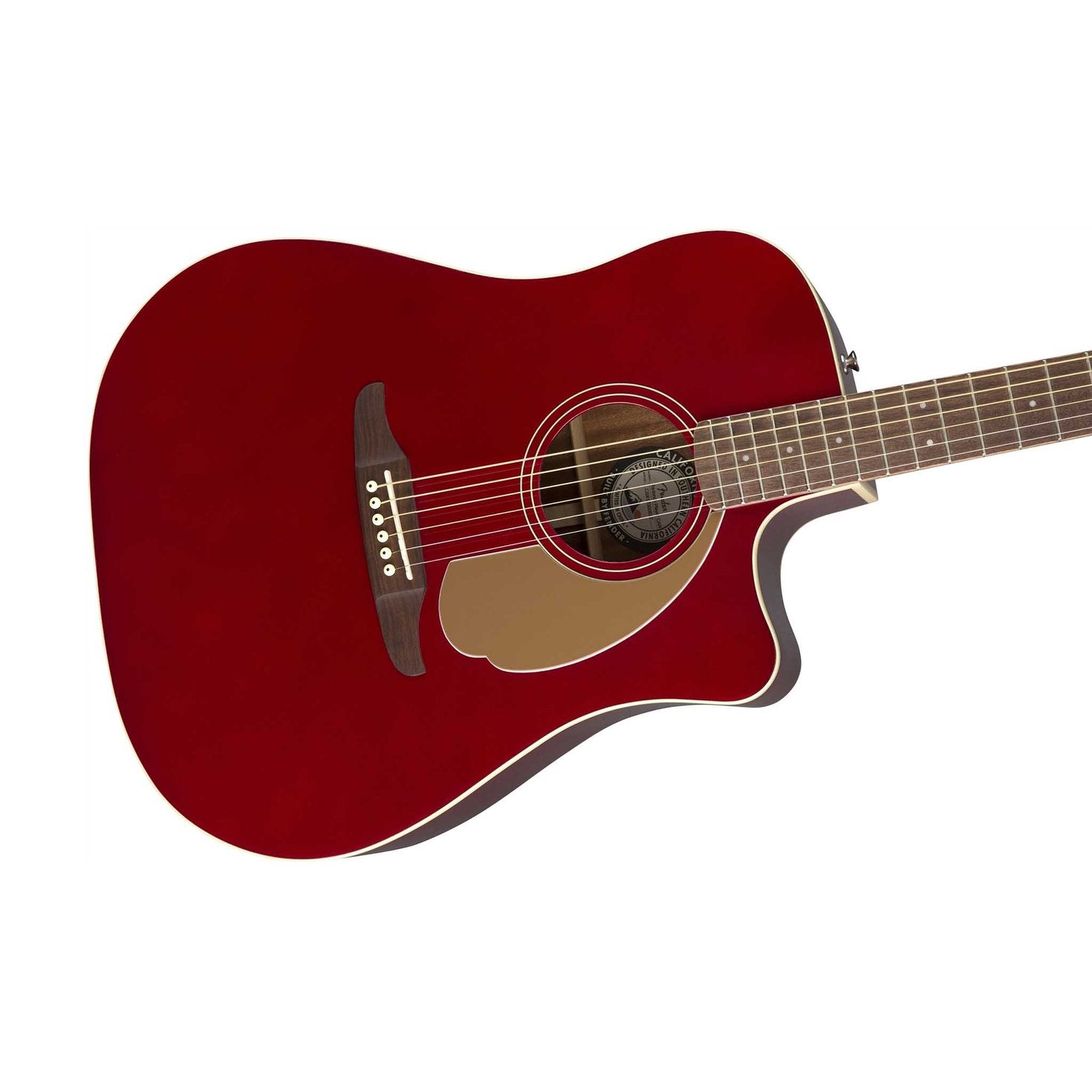 Fender Redondo Player Slope-Shouldered Acoustic Guitar, Candy Apple Red, FENDER, ACOUSTIC GUITAR, fender-acoustic-guitar-f03-097-0713-509, ZOSO MUSIC SDN BHD