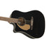 Fender California Redondo Player Left-Handed Acoustic Guitar, Jetty Black, FENDER, ACOUSTIC GUITAR, fender-acoustic-guitar-f03-097-0718-506, ZOSO MUSIC SDN BHD