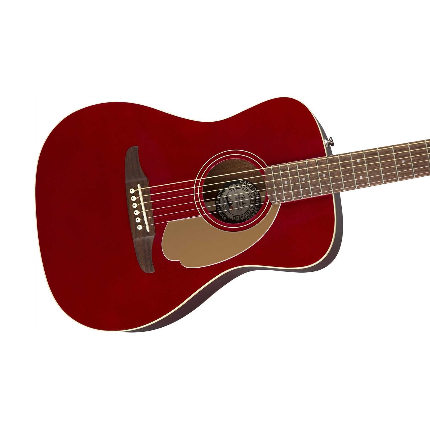 Fender Malibu Player Small-Bodied Acoustic Guitar, Candy Apple Red, FENDER, ACOUSTIC GUITAR, fender-acoustic-guitar-f03-097-0722-009, ZOSO MUSIC SDN BHD