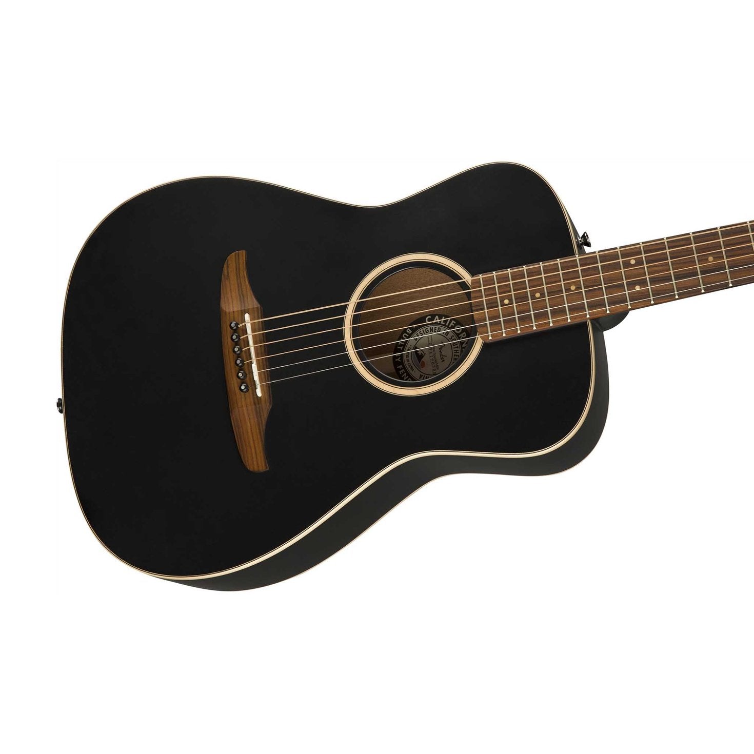 Fender Malibu Special Small-Bodied Acoustic Guitar w/Bag, Matte Black, FENDER, ACOUSTIC GUITAR, fender-acoustic-guitar-f03-097-0822-106, ZOSO MUSIC SDN BHD