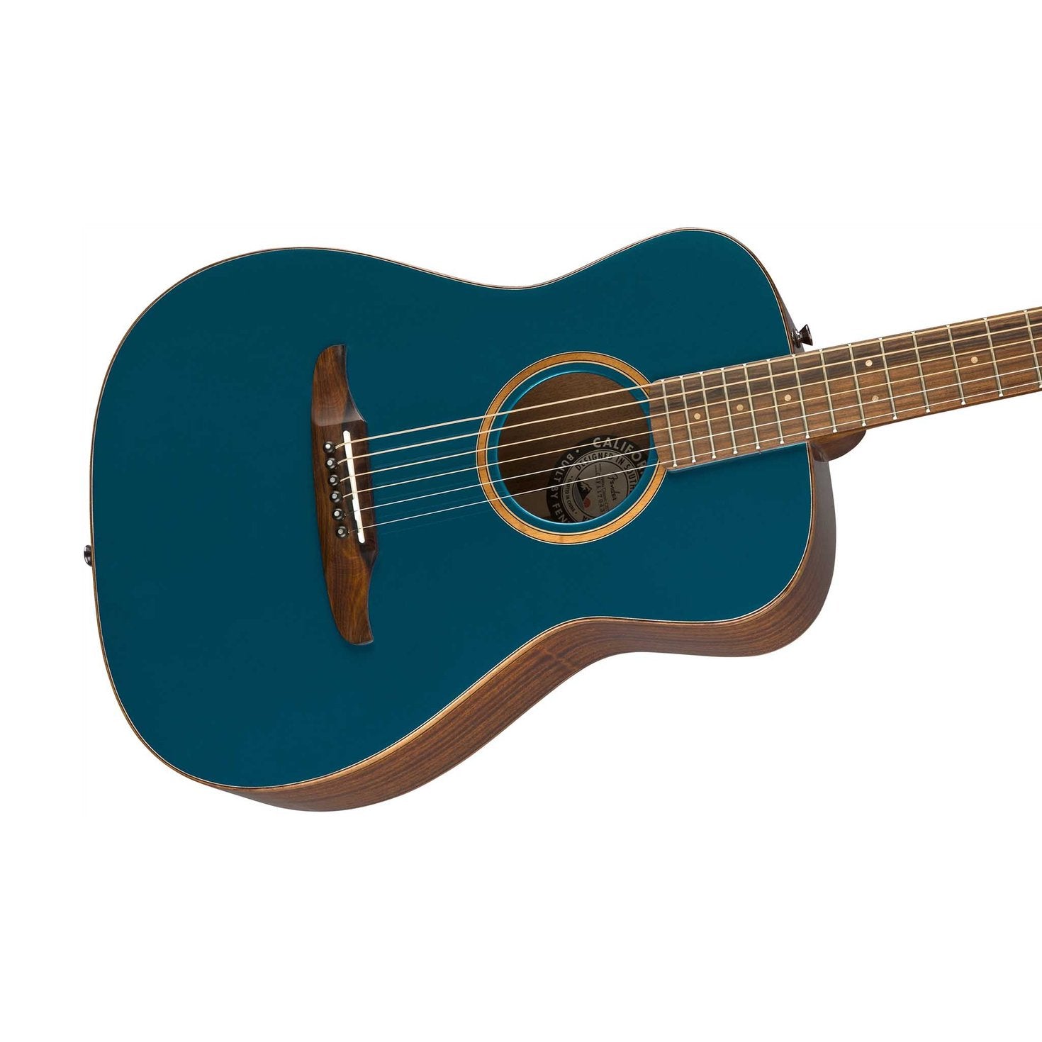 Fender Malibu Classic Small-Bodied Acoustic Guitar w/Bag, Cosmic Turquoise, FENDER, ACOUSTIC GUITAR, fender-acoustic-guitar-f03-097-0922-299, ZOSO MUSIC SDN BHD
