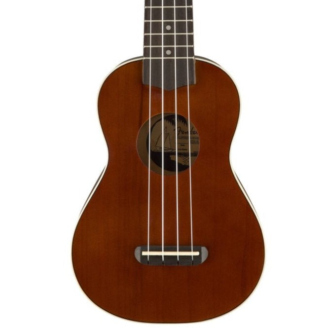 Fender Venice Soprano Ukulele, Walnut FB, Natural, FENDER, UKULELE, fender-ukulele-f03-097-1610-722, ZOSO MUSIC SDN BHD