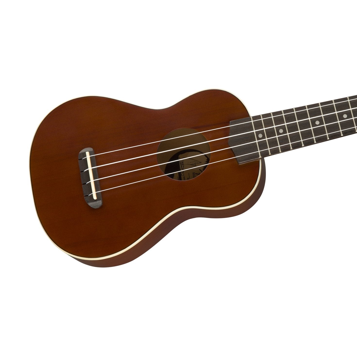 Fender Venice Soprano Ukulele, Walnut FB, Natural, FENDER, UKULELE, fender-ukulele-f03-097-1610-722, ZOSO MUSIC SDN BHD