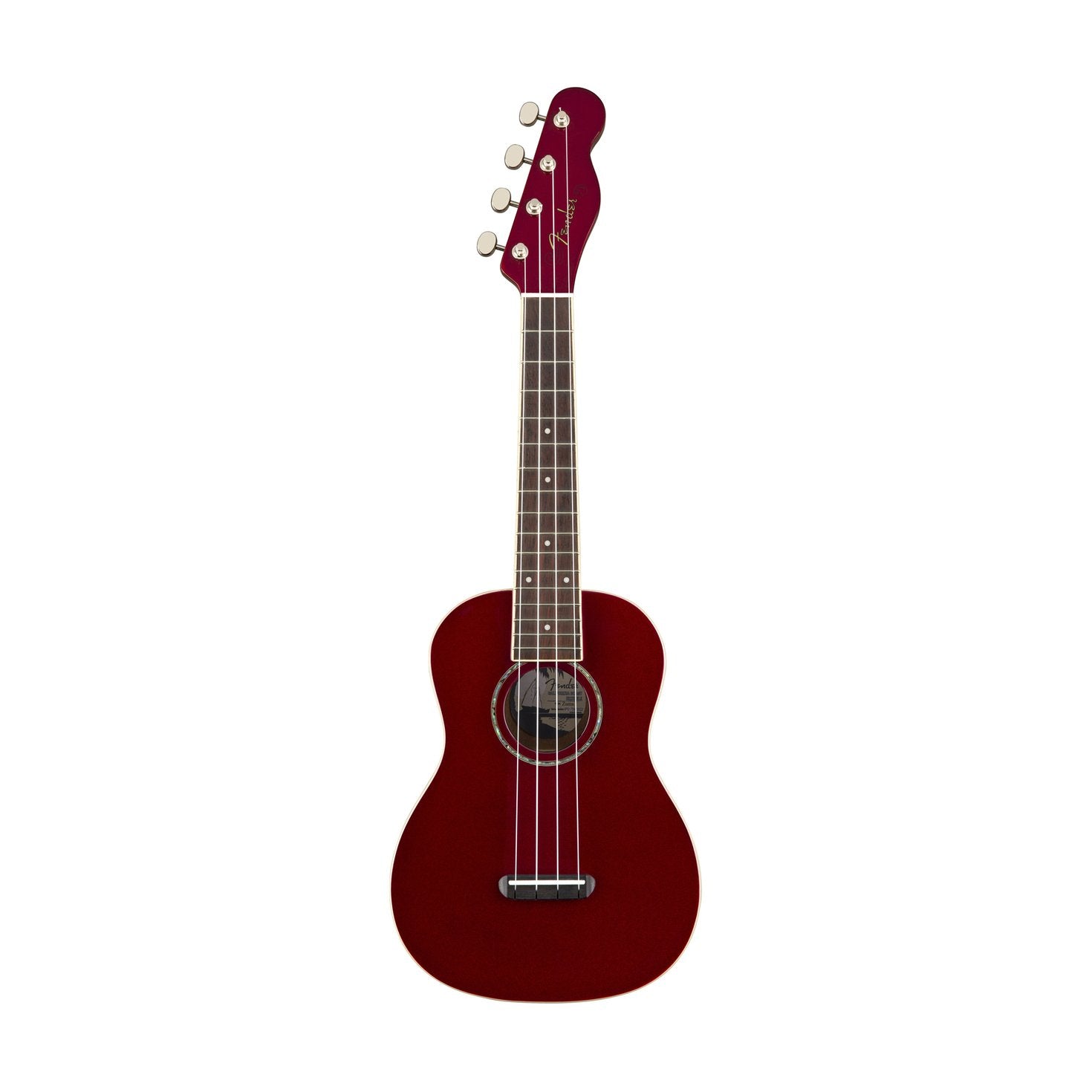 Fender Zuma Classic Concert Ukulele, Walnut FB, Candy Apple Red, FENDER, UKULELE, fender-ukulele-f03-097-1630-009, ZOSO MUSIC SDN BHD