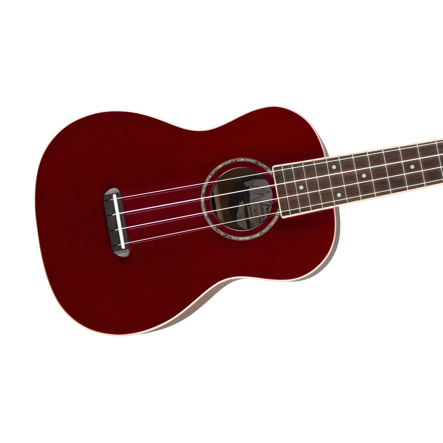 Fender Zuma Classic Concert Ukulele, Walnut FB, Candy Apple Red, FENDER, UKULELE, fender-ukulele-f03-097-1630-009, ZOSO MUSIC SDN BHD
