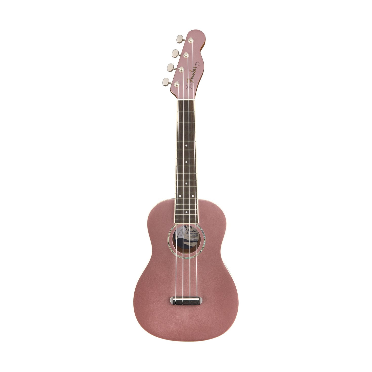 Fender Zuma Classic Concert Ukulele, Wanut FB, Burgundy Mist, FENDER, UKULELE, fender-ukulele-f03-097-1630-066, ZOSO MUSIC SDN BHD