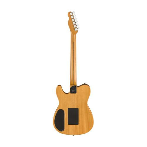 Fender American Acoustasonic Telecaster Guitar w/Bag, Ebony, FB, Natural, FENDER, ACOUSTIC GUITAR, fender-acoustic-guitar-f03-097-2013-221, ZOSO MUSIC SDN BHD