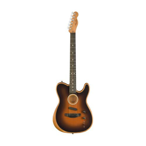 Fender American Acoustasonic Telecaster Guitar w/Bag, Ebony FB, Sunburst, FENDER, ACOUSTIC GUITAR, fender-acoustic-guitar-f03-097-2013-232, ZOSO MUSIC SDN BHD