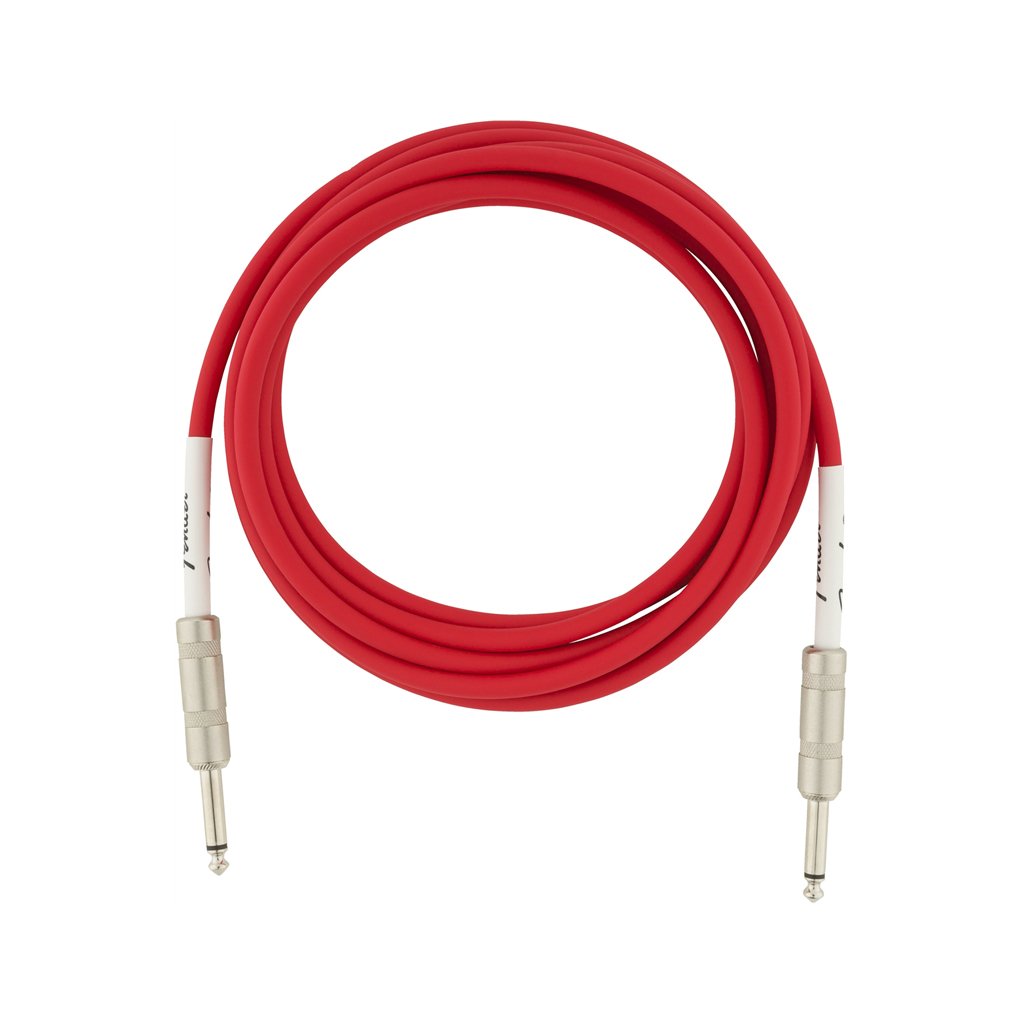 Fender Original Series Instrument Cable, 10ft, Fiesta Red, FENDER, CABLES, fender-cables-f03-099-0510-010, ZOSO MUSIC SDN BHD