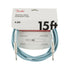 Fender Original Series Instrument Cable, 15ft, Daphne Blue, FENDER, CABLES, fender-cables-f03-099-0515-003, ZOSO MUSIC SDN BHD
