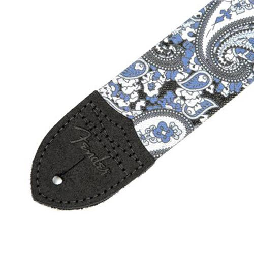 Fender 2inch Cotton Guitar Strap, Blue Paisley, FENDER, STRAP, fender-straps-f03-099-0609-004, ZOSO MUSIC SDN BHD