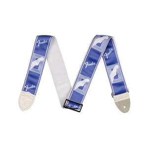 Fender 2inch Monogrammed Guitar Strap, Lake Placid Blue, FENDER, STRAP, fender-straps-f03-099-0627-002, ZOSO MUSIC SDN BHD