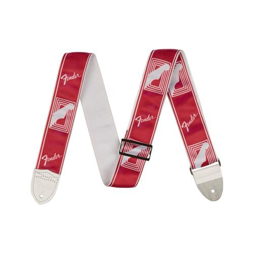 Fender 2inch Monogrammed Guitar Strap, Candy Apple Red, FENDER, STRAP, fender-straps-f03-099-0627-009, ZOSO MUSIC SDN BHD