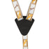 Fender Monogrammed Ukulele Strap, White/Brown/Yellow, FENDER, STRAP, fender-straps-f03-099-0630-004, ZOSO MUSIC SDN BHD
