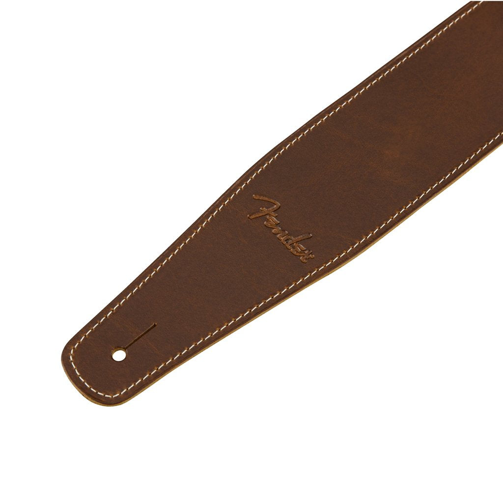 Fender Broken-in Leather Guitar Strap, Tan, 2.5inch, FENDER, STRAP, fender-straps-f03-099-0641-021, ZOSO MUSIC SDN BHD