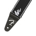 Fender Weighless Running Logo Guitar Strap, Black/White, 2inch, FENDER, STRAP, fender-straps-f03-099-0642-074, ZOSO MUSIC SDN BHD