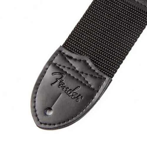 Fender 2inch Black Poly Strap, Black w/ Yellow Fender Logo, FENDER, STRAP, fender-straps-f03-099-0662-070, ZOSO MUSIC SDN BHD