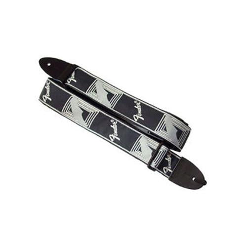 Fender 2 Inch Monogrammed Strap - Black/Light Grey/Dark Grey, FENDER, STRAP, fender-straps-f03-099-0681-543, ZOSO MUSIC SDN BHD
