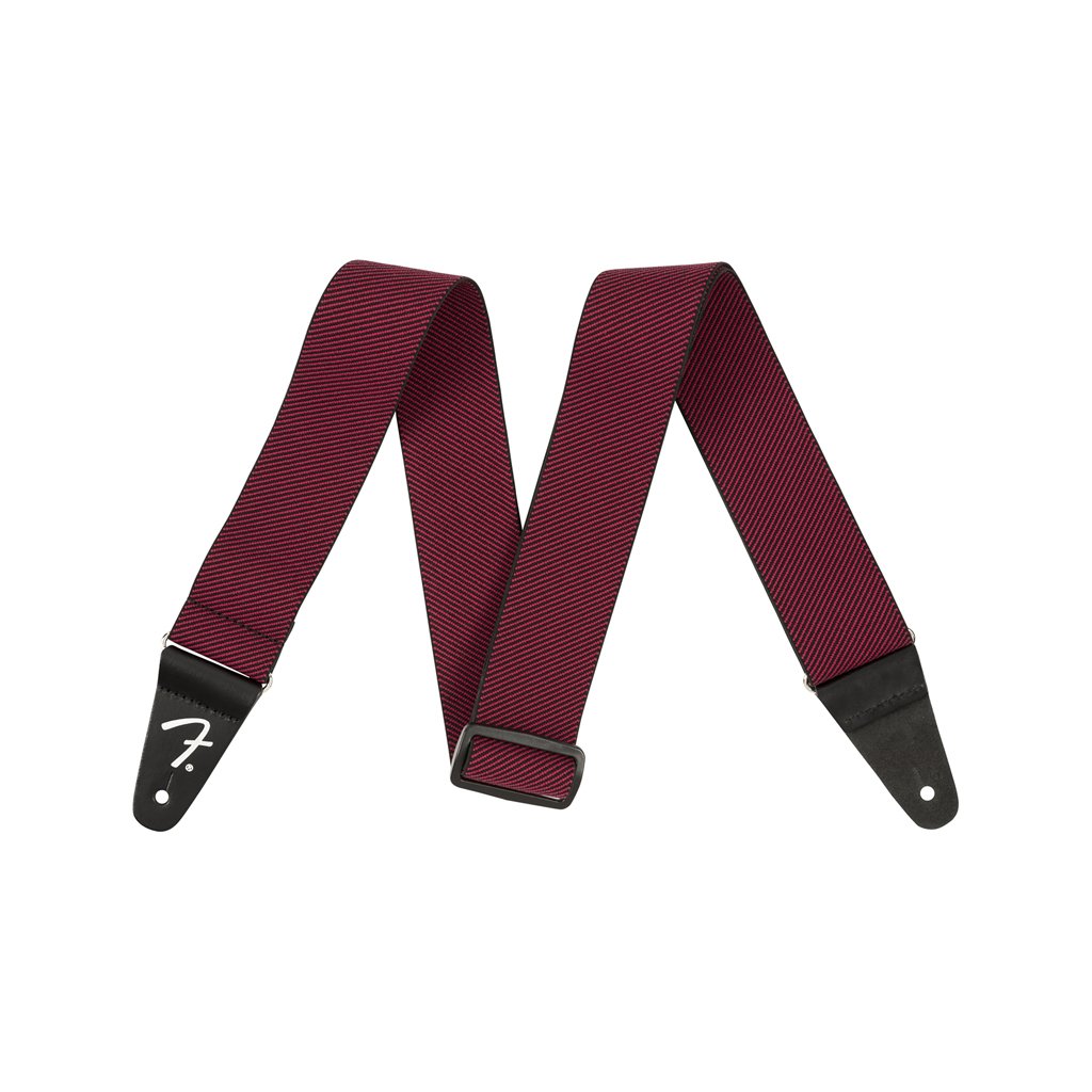 Fender WeighLess Tweed Guitar Strap, Red, FENDER, STRAP, fender-straps-f03-099-0685-002, ZOSO MUSIC SDN BHD