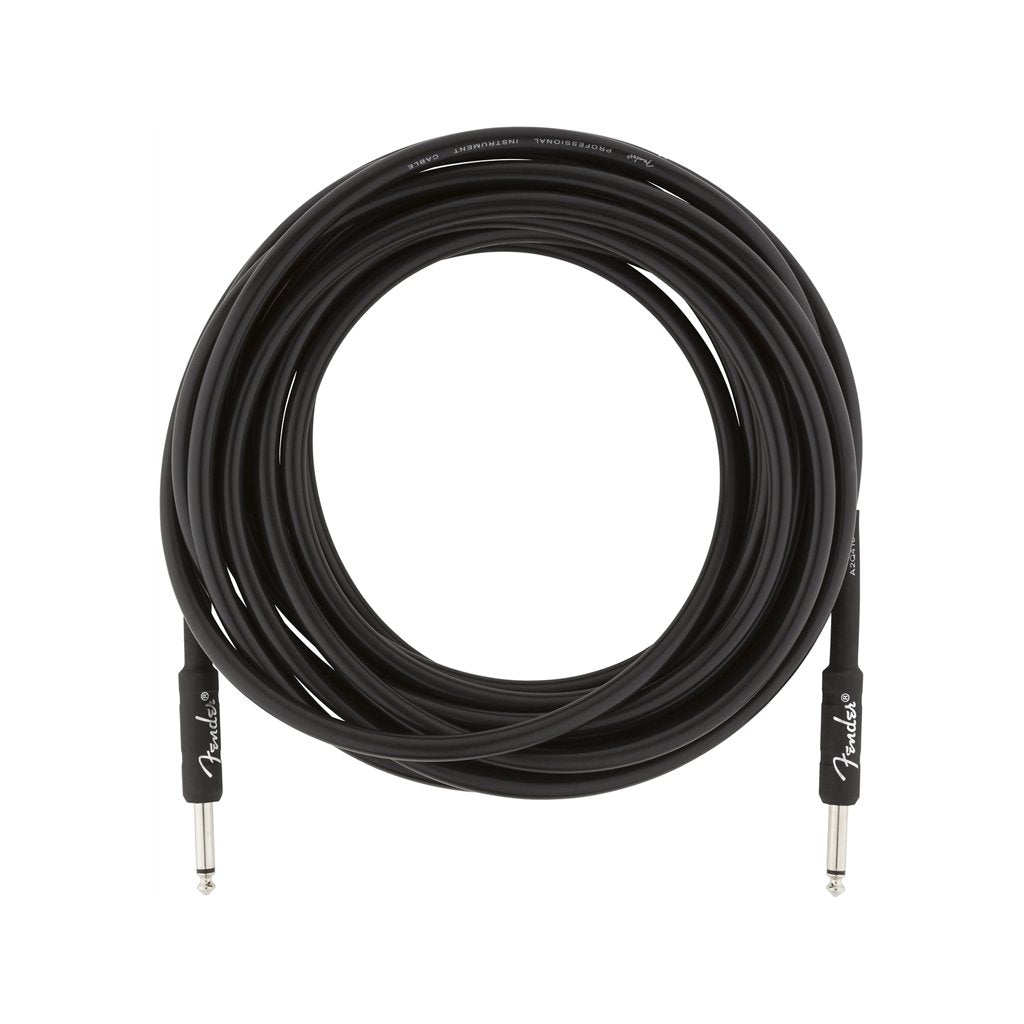 Fender Professional Series Instrument Cable, 25ft, Black, FENDER, CABLES, fender-cables-f03-099-0820-016, ZOSO MUSIC SDN BHD