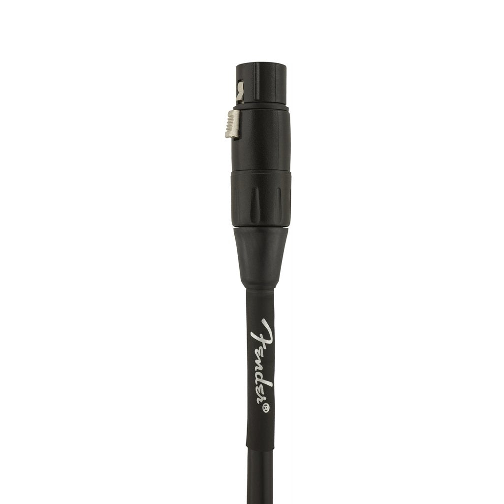 Fender Professional Series Microphone Cable, 15ft, Black, FENDER, CABLES, fender-cables-f03-099-0820-018, ZOSO MUSIC SDN BHD