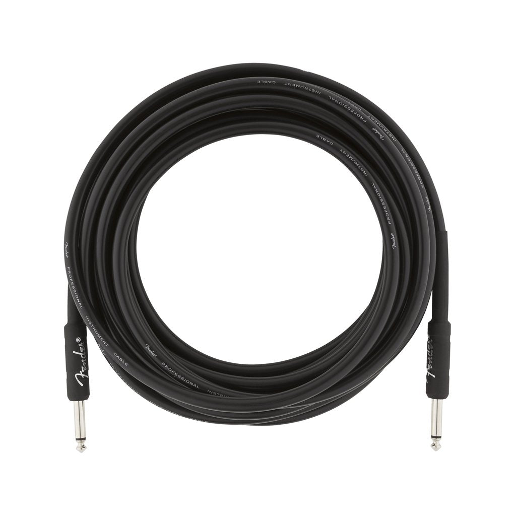 Fender Professional Series Instrument Cable, 18.6ft, Black, FENDER, CABLES, fender-cables-f03-099-0820-020, ZOSO MUSIC SDN BHD