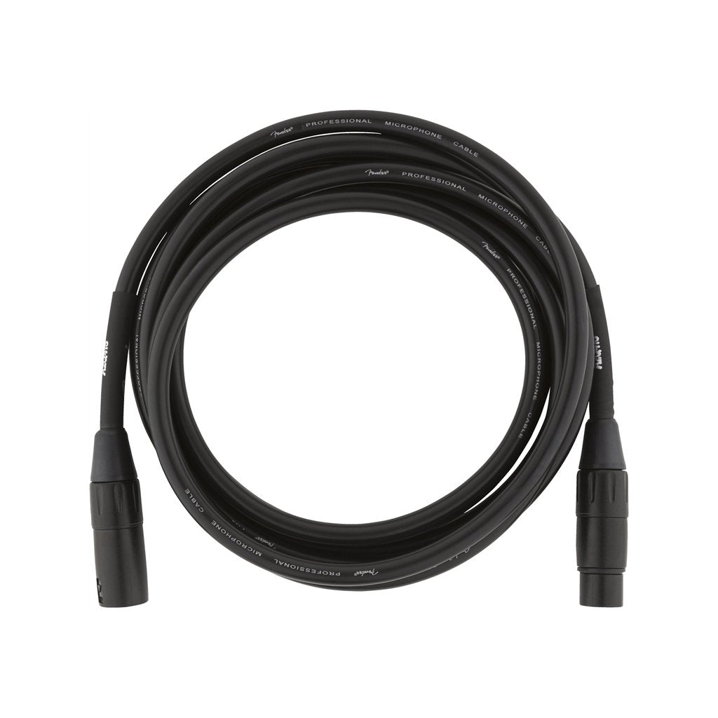 Fender Professional Series Microphone Cable, 10ft, Black, FENDER, CABLES, fender-cables-f03-099-0820-022, ZOSO MUSIC SDN BHD